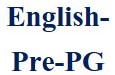 English- Pre-PG entrance for M.Sc. Agriculture (Rajasthan)